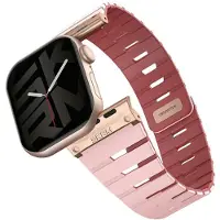 Skinarma Strap Gemini for Apple Watch 42/41/40 mm pnk (20 mm, Acier inoxydable, Matières plastiques, Silicone), Sangles de montre, Pink
