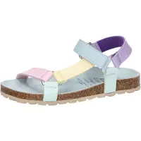 Lico Chaussures ouvertes 'Bioline' jaune pastel / violet / rose