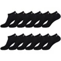 FILA Chaussettes Lot de 12 Paires de Chaussettes Socquettes homme noir hommes - Noir - 43 / 46