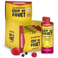 Overstims Coup De Fouet Energy Gels Box Red Fruits 34g 36 Units Jaune