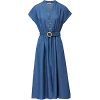 Salsa Jeans 21010311 Short Sleeve Dress Bleu M Femme
