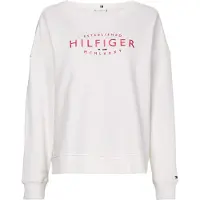 Tommy Hilfiger Femmes, Pull-over, Sweat-shirt Reg New Branded pour femme, Blanc, (XS)