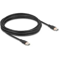 DeLOCK Câble Delock USB 2.0 USB Type-C mâle-mâle PD 3.0 60 W 4 m noir -