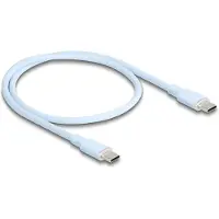 DeLOCK Câble Delock USB 2.0 USB Type-C mâle-mâle PD 3.0 60 W 0,5 m bl -
