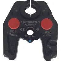 Rothenberger Mâchoire à sertir ROMAX NANO iJAW 32 kN diamètre nominal 22 mm type SV acier spécial adapté à ROMAX NANO