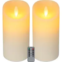 Relaxdays 2x bougies LED (2x)