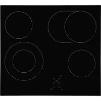 Amica KMC 742 610 C Table de cuisson intégrée Table de cuisson à induction sans zone 4 zone(s), Plaque de cuisson, Noir