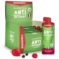 Overstims Aox Energy Gels Box Red Fruits 34g 36 Units Clair