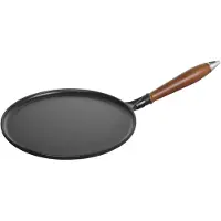 Staub Pancake Pan With Wooden Handle 28 Cm Doré