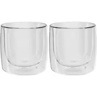 Zwilling Sorrento "Bar" Whisky Gläser doppelwandig, 2er Set, 266 ml, Verres à cocktail, Transparent