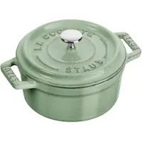 Staub MINI COCOTTE Mini Cast Iron Pot Round 250 ml Mint