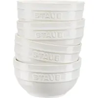 Staub 40508-153-0 12 Cm Bowl 4 Units Blanc