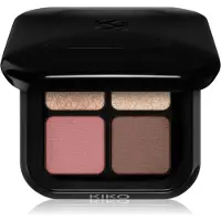 KIKO Milano New Bright Quartet palette de fards à paupières teinte 02 Rosy Mauve Variations 3.5 g