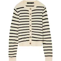 Vero Moda Cardigan 'VMSaba' écru / noir