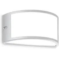 Ideal Lux Rex Applique Contemporaine Aluminium Gris E27 60W Ip44