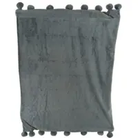Décoris Plaids, jetés FELIX - Gris - 130x150 cm