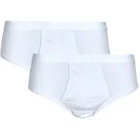 Athena Slips BASIC COTON BIO Pack de 2 hommes - Blanc - EU M