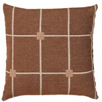 Broste Copenhagen Housses de coussins TILA - Marron - 50x50 cm