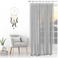 Soleil D Ocre Voilages SPIRIT - Blanc - 135x250 cm