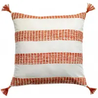 Vivaraise Housses de coussins DIANA - Rouge - 45x45 cm
