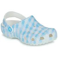 Crocs Sabots enfant Classic Gingham Clog K filles - Blanc - 36 / 37