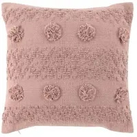 Douceur d'intérieur Coussins ALENIA - Rose - 40x40 cm