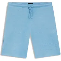 BOSS pour homme. 50509326 Bermuda Rib bleu (L), Casuel, Coton