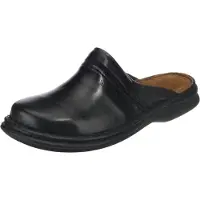 Josef seibel Max : Chaussons pour hommes, couleur noire, style décontracté
