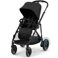 Cybex Gold Buggy e-Gazelle S Moon Black (châssis noir)