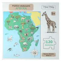 Mama Maluje 120 puzzles éducatifs Afryka (jouets, puzzles)