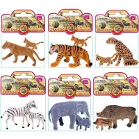Trifox Animaux floqués mère et enfant