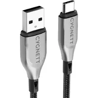 Cygnett CY4680PCUSA câble USB USB 2.0 1 m USB A USB C Noir, Argent
