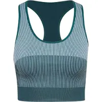 Hummel Yoga Seamless Sports Top Bleu S Femme