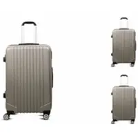 Hoffmans set de 3 valises rigides en ABS "Travel" Trolley serrure à combinaison valise système de roulettes 360 degrés avec 4 roues doubles Bordeaux