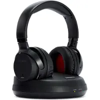Ginza.se Casque TV sans fil - - WHF-930D - Noir - Émetteur RF stéréo - Portée 100 mètres