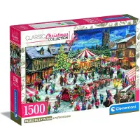 Clementoni Puzzle 1500 Affiche de la Foire de Noël 31725