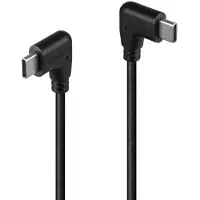 Lindy 32009 USB 2.0 Typ C Kabel, 2 x 90° gewinkelt 1m