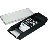 Bantex Porte-cartes de visite - noir / 600 cartes de visite