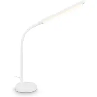 Briloner MURA Lampe de table LED, tactile, variateur, couleur de lumière blanc chaud, fonction mémoire, blanc, 13 x 72,5 cm
