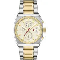 Giorgio Armani Chronographe Exchange collection argent - homme