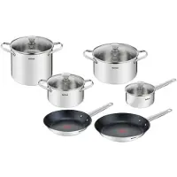 Tefal Cook Eat Batterie de cuisine 10 pièces B922SA55