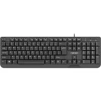 Natec Clavier Trout Slim Usb, Disposition Us, Noir