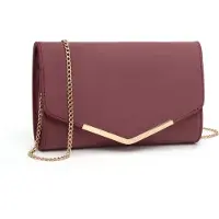 OEM Élégant sac à main de soirée rouge avec chaîne pour un mariage