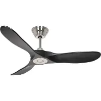 CasaFan Ventilateur de plafond - - Eco Genuino 122 BN-MS - Ø 122 cm - Télécommande - Moteur DC
