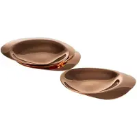 Aps Teller "PEBBLES", 4er-Set, Assiettes, Cuivre