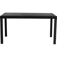 BICA Houston Table de jardin Graphite Forme rectangulaire
