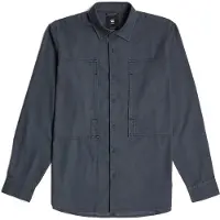 G-Star Chemise Panelled Pocket Regular - Bleu foncé - Hommes