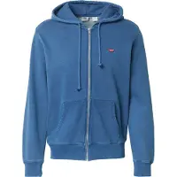 Levi's pour homme. 34584-0041 The Original Zip sweatshirt blue (S), Bleu, Casuel, Coton