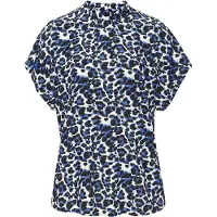 LASCANA Chemisier bleu / noir / blanc