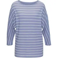 Vivance T-shirt bleu clair / blanc cassé